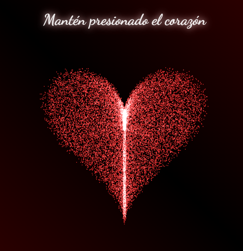 Personalizar Corazón de Partículas