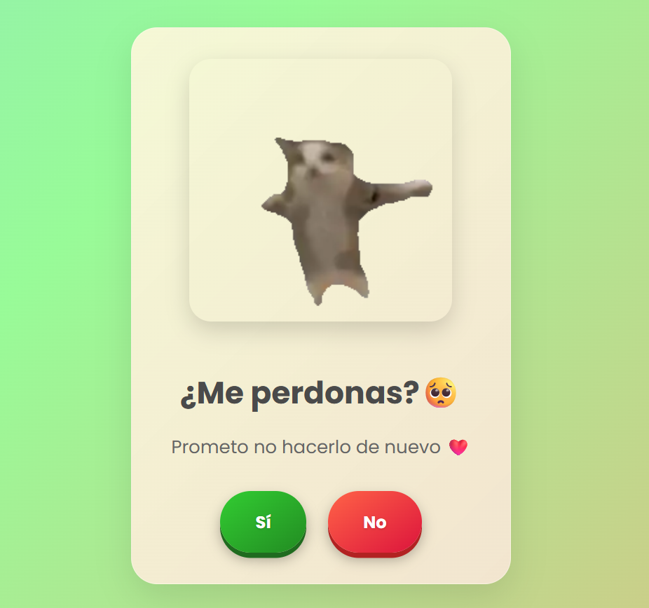 Personalizar Me perdonas?