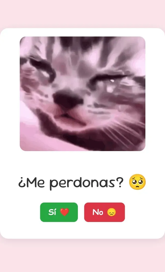Vista previa del código ¿Me perdonas?❤️😿 v2