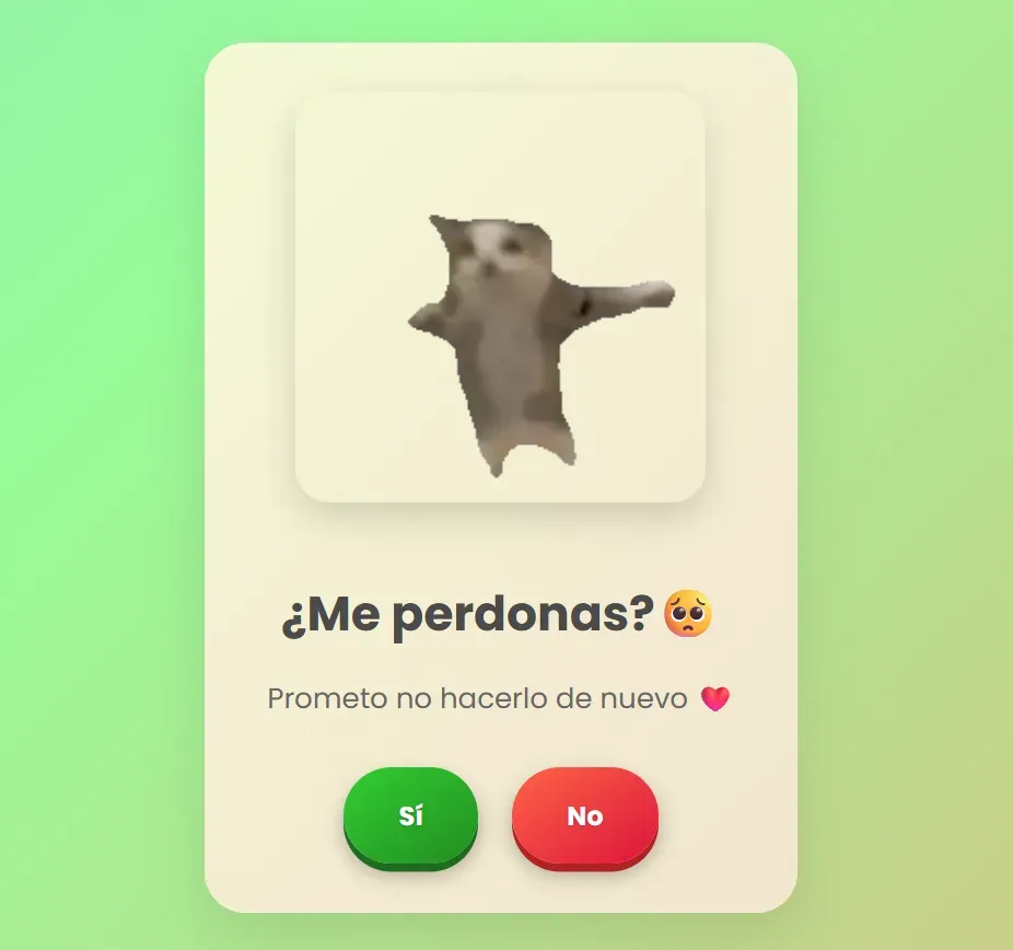 Vista previa del código Me perdonas?🥺?💕